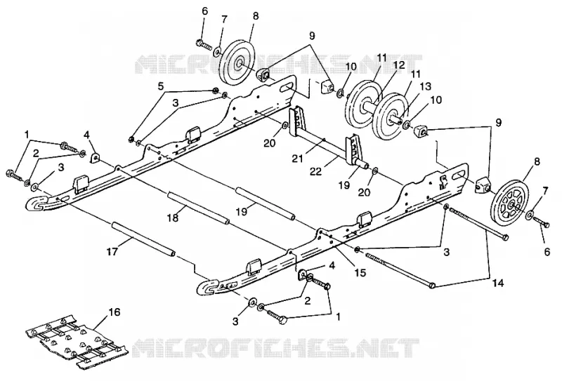 SUSPENSIÓN 600 XCR 0975677, 600 XCR SE H975677 AND EUROPEAN 600 XCR SE E975 (4937963796B011)
