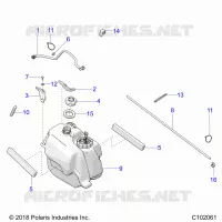 SISTEMA DE COMBUSTIBLE, FUEL TANK ASM.