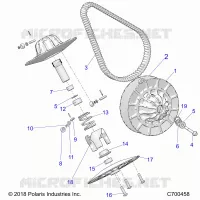 TREN, SECONDARY CLUTCH