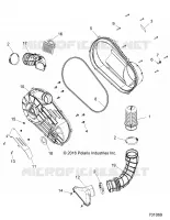 DRIVE TRAIN, TAPA DEL EMBRAGUE AND DUCTING