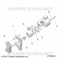FRENO TRASERO CALIPER