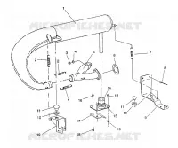 SISTEMA DE ESCAPE 500 EFI / 0930674 and  500 EFI SKS / 0930574 (4922962296026A)