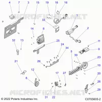 ELECTRICA, WIRE HARNESS COMPONENTS, AND LICENSE PLATE