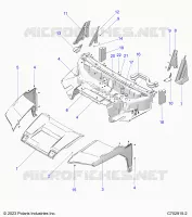 CAPUCHA, LINER, FRONT FENDERS, A PILLARS