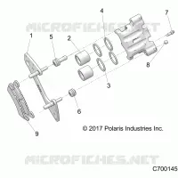 BRAKES, PINZA TRASERA