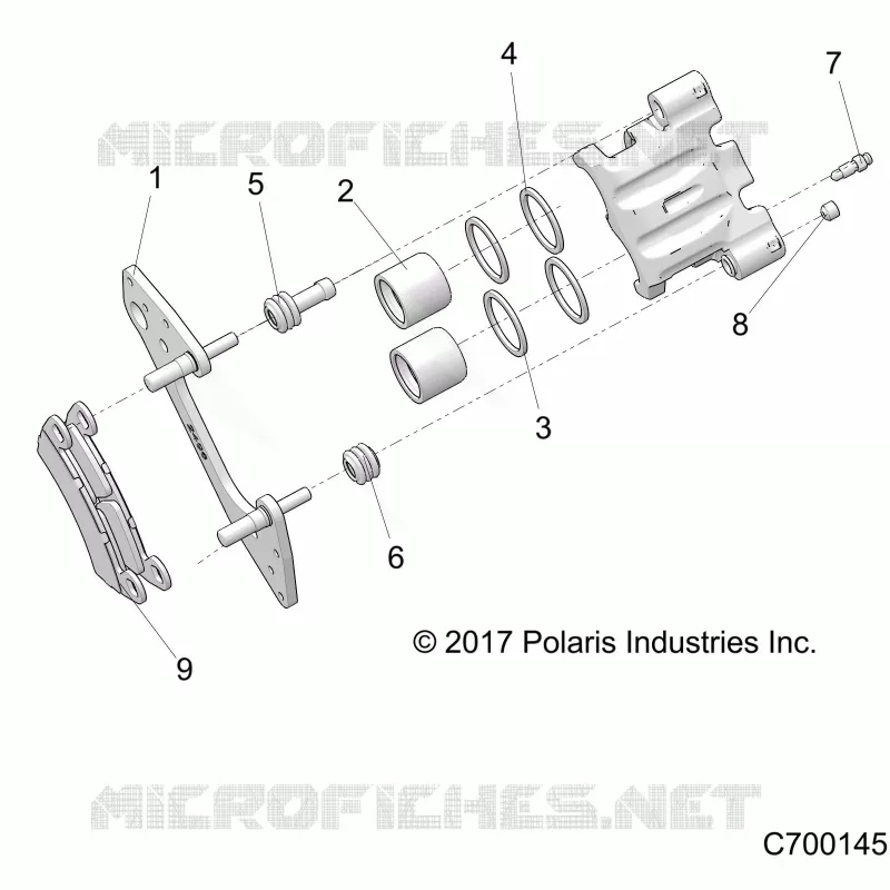 BRAKES, PINZA TRASERA