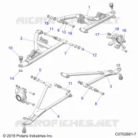 SUSPENSIÃ“N DELANTERA CONTROL ARMS