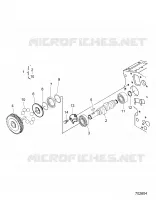 ENGINE, GASOLINA CAMSHAFT AND GOVERNOR SHAFT