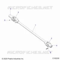 TREN, FRONT PROP SHAFT
