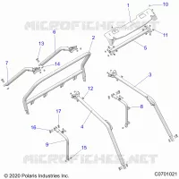 CHASSIS, CAB BASTIDOR