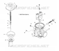 MOTOR, CARBURADOR, UPPER