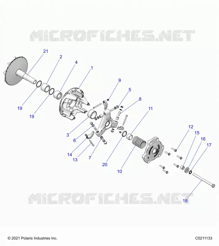 TREN, PRIMARY CLUTCH