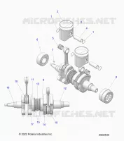 ENGINE, PISTON AND CIGUEÑAL