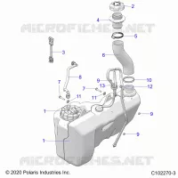 SISTEMA DE COMBUSTIBLE, FUEL TANK