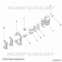 BRAKES, PINZA TRASERA
