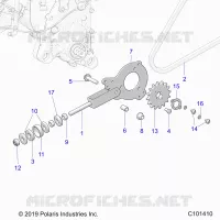DRIVE TRAIN, TENSOR DE LA CADENA AND SPROCKET