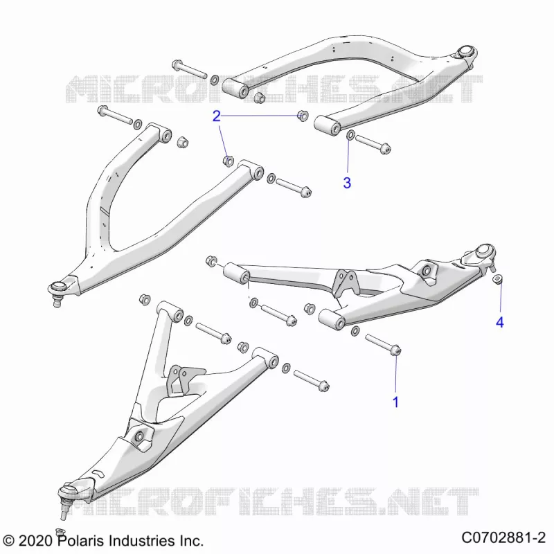 SUSPENSIÃ“N DELANTERA CONTROL ARMS MOUNTING