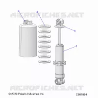 SUSPENSION, CHOQUE FRONTAL TRACK
