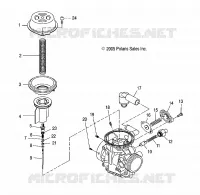 MOTOR, CARBURADOR, UPPER