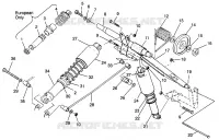 TRASERO ARM PAR ULTRA TOURING 0975378 and EUROPEAN ULTRA TOURING E975378 (4938133813C004)
