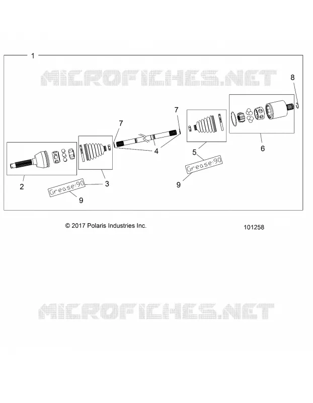 DRIVE TRAIN, TRANSMISION DELANTERA SHAFT