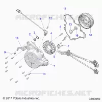 ENGINE, STATOR AND FLYRUEDA
