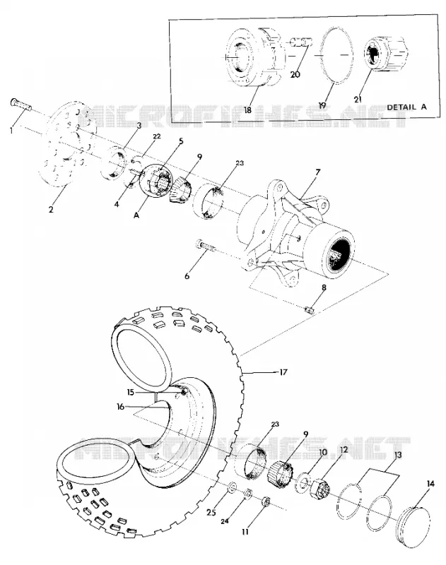 RUEDA DELANTERA ASSEMBLY 4X4-UPDATED 4/89 (49173717370021)