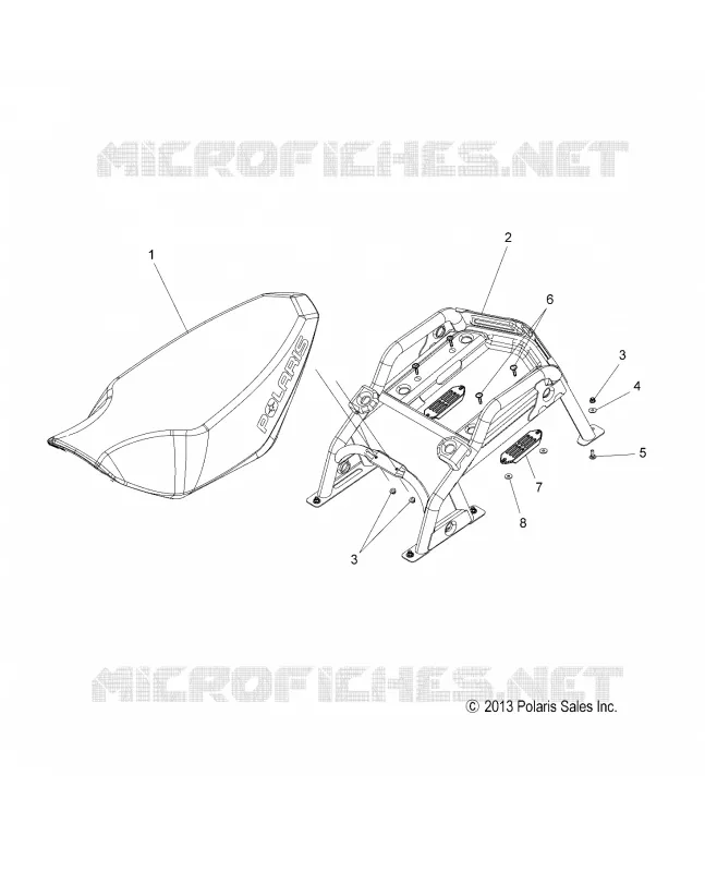 BODY, ASIENTO ASM. AND REAR RACK