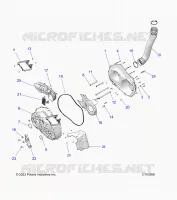 TREN, CLUTCH COVER AND DUCTING
