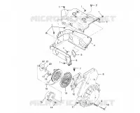 VENTILADOR CAJA   ARRANQUE DE RETROCESO TRAIL TOURING 0982362 and EUROPEAN TRAIL TO (4942314231C009)