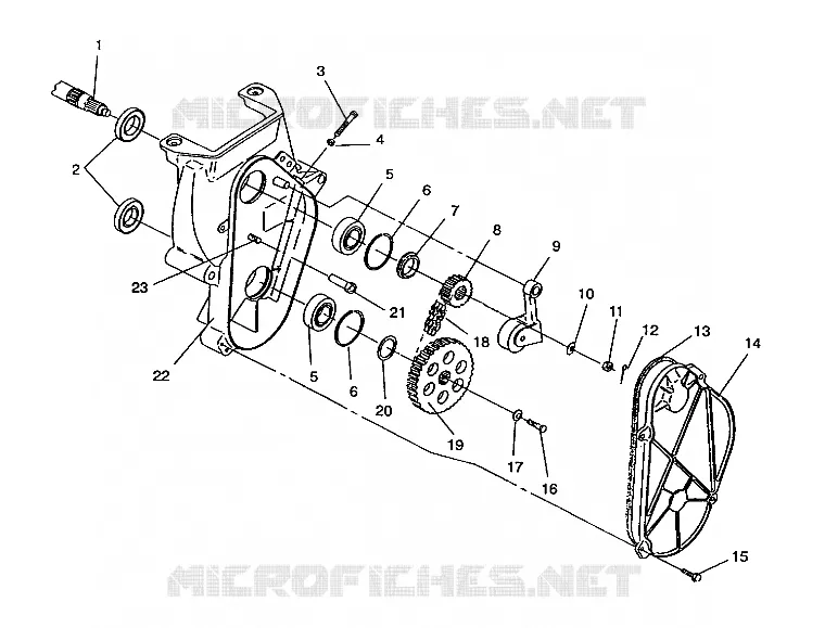 CADENACASE ASSEMBLY  RXL/0930768 AND RXL SKS/0930568 (4922992299017A)