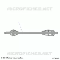 TREN, FRONT HALF SHAFT