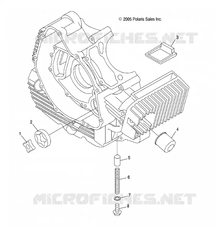 MOTOR, OIL SYSTEM and BOMBA DE ACEITE