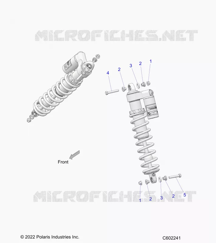 SUSPENSION, MONTAJE DE DESCARGA (IFS)