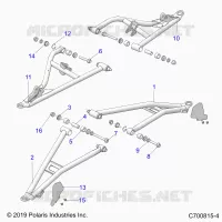 SUSPENSIÃ“N DELANTERA CONTROL ARMS