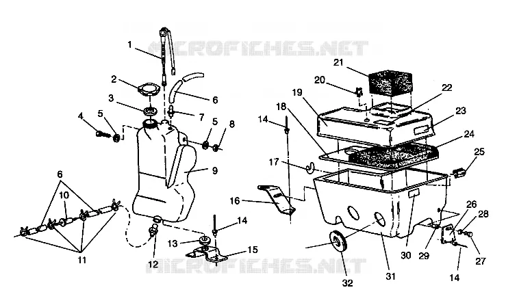 TANQUE DE ACEITE / CAJA DE AIRE WIDETRAK GT 0942061 (49261126110027)