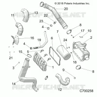 ENGINE, TOMA DE AIRE SYSTEM