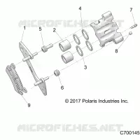 BRAKES, PINZA TRASERA