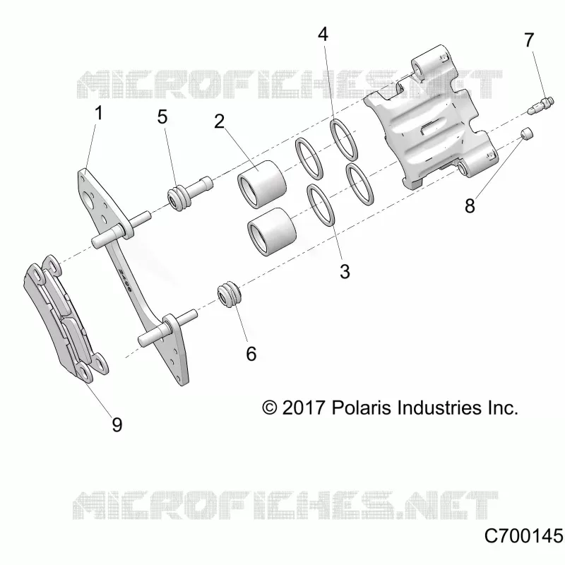 BRAKES, PINZA TRASERA
