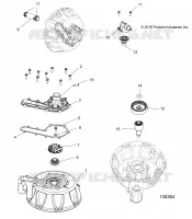 ENGINE, COOLING SYSTEM AND BOMBA DE AGUA