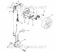 MAGNETO ASSEMBLY 500 EFI/0930674 AND  500 EFI SKS/0930574 (4922962296036A)