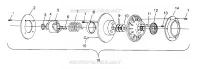 accionado de embrague XLT 0970756, XLT SKS 0970556, and XLT RMK 0970956 (4937693769C007)