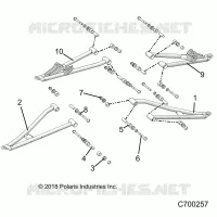SUSPENSIÃ“N DELANTERA CONTROL ARMS
