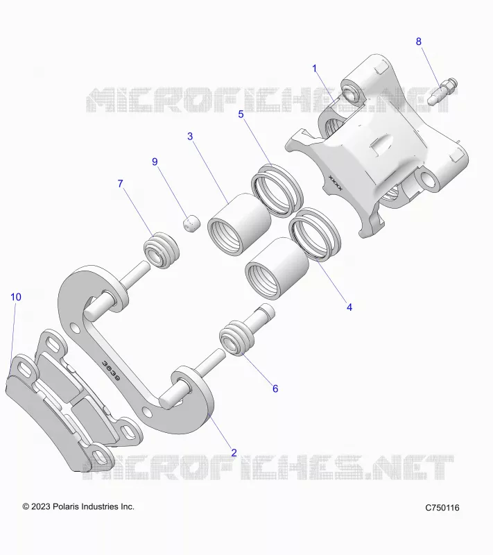 BRAKES, PINZA TRASERA