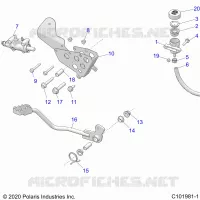 BRAKES, BRAKE PEDAL AND CILINDRO MAESTRO