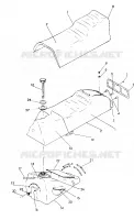 ASIENTO/TANQUE DE GAS ASSEMBLY Trail (4921272127005A)