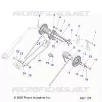 SUSPENSION, TRASERO ARM PAR