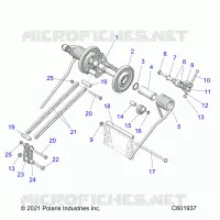 SUSPENSION, TRASERO ARM PAR