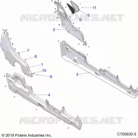 CARROCERÍA POSTERIOR, FENDERS, AND ROCKERS