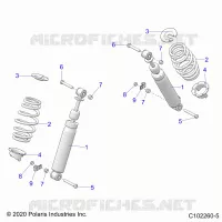 SUSPENSION, CHOQUE FRONTAL
